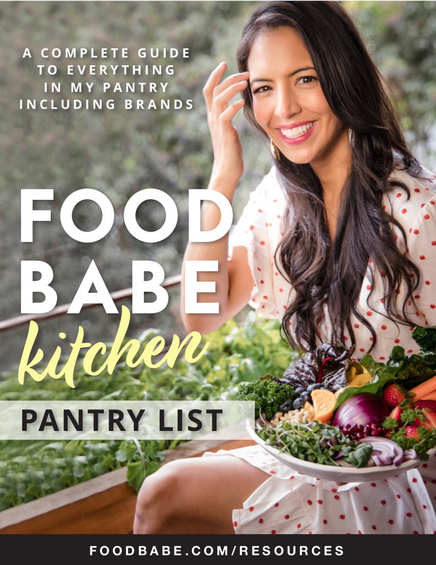 Food Babe Kitchen Pantry List - Cover