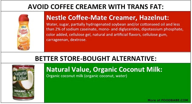 CoffeMate Ingredients