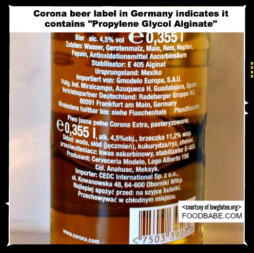 Corona label pic