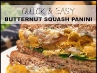 Butternut Squash Panini – Perfect for lunch or weekend brunch!