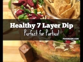 Healthy 7 Layer Dip {Perfect for Parties!}
