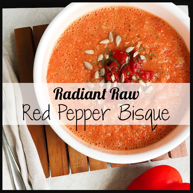 Radiant Raw Red Pepper Bisque