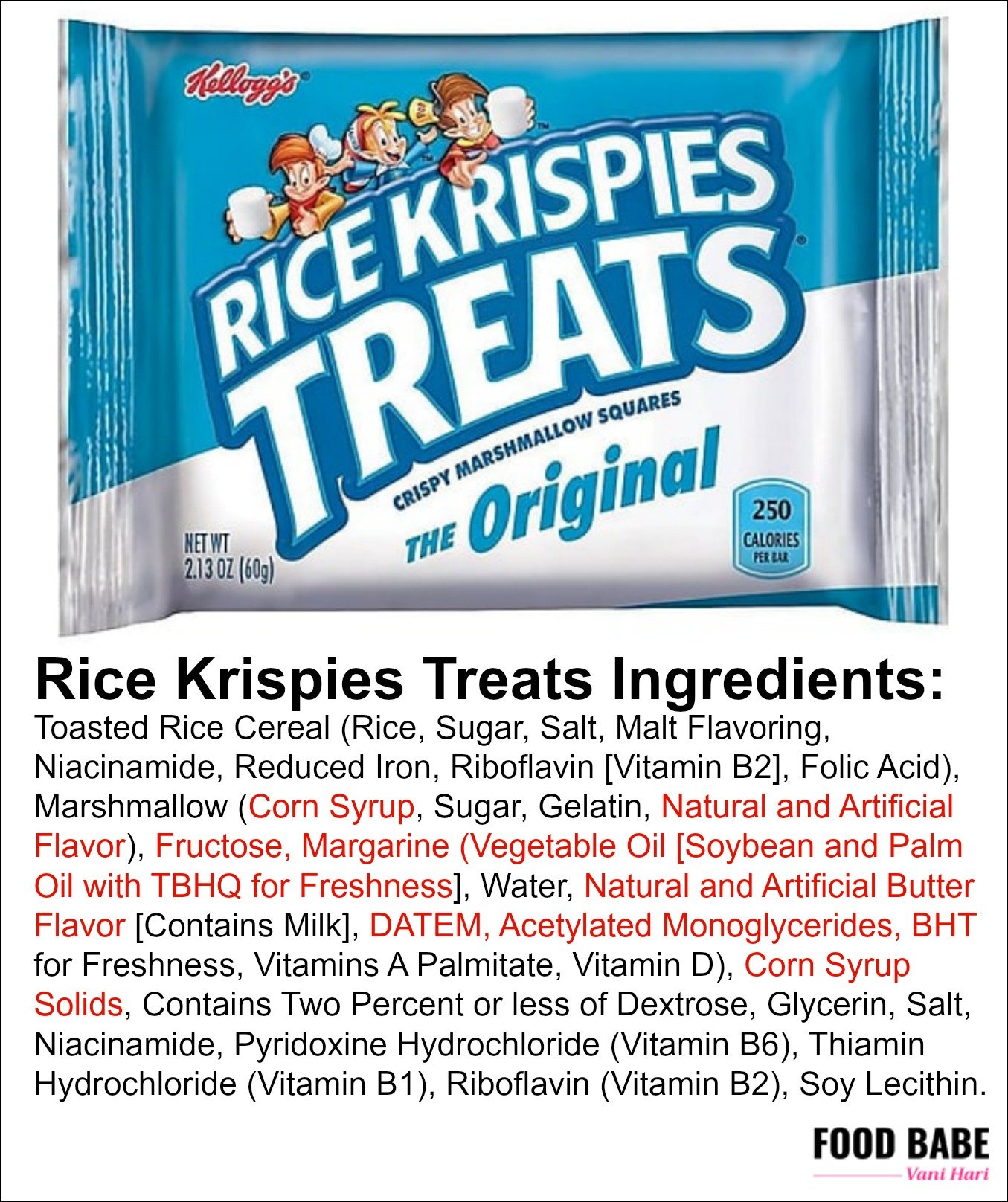 How to make "Rice Krispies Treats" without controversial ...