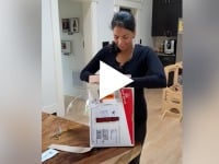 I started crying when I opened this box, and then something funny happened! (VIDEO)