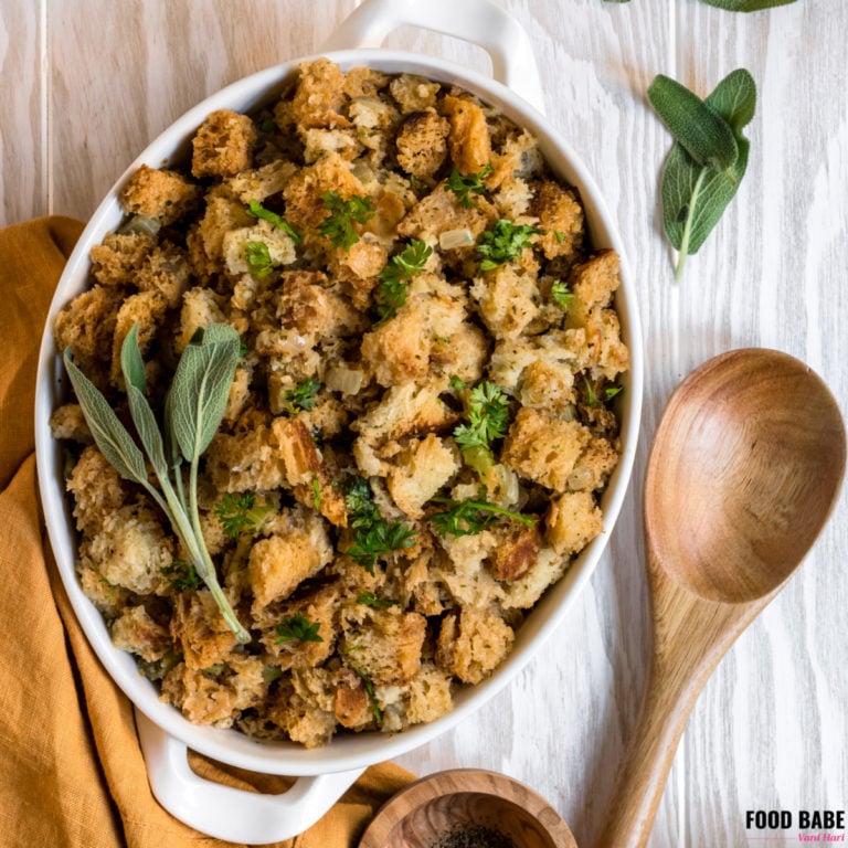 Mom's Homemade Stove Top Stuffing - The Kitchen Magpie