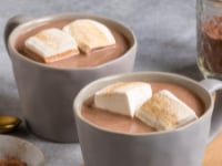 3-Ingredient Homemade Hot Cocoa Recipe (Healthy swap for Swiss Miss Hot Chocolate!)
