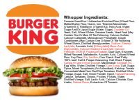 Burger King Ingredients Finally Revealed in the Whopper, Fries, and Chicken Nuggets