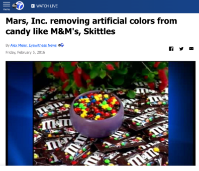 Why are M&M’s in America made with artificial ingredients they don’t use in other countries?