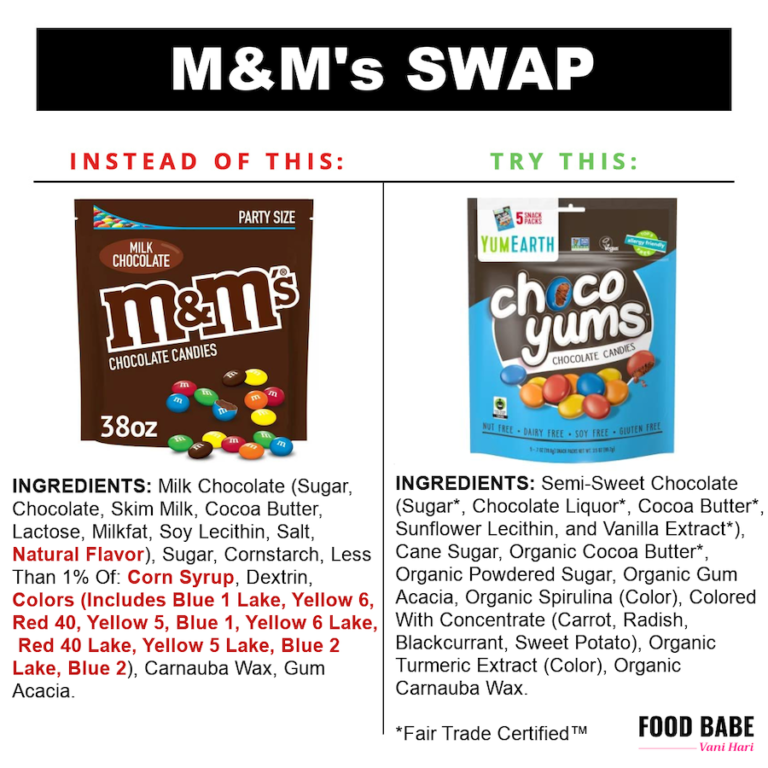 Why are M&M's in America made with artificial ingredients they don