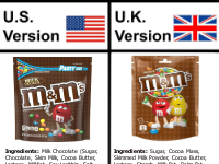 Why are M&M’s in America made with artificial ingredients they don’t use in other countries?