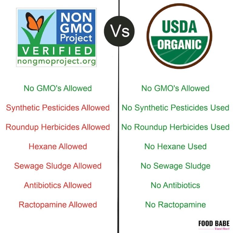 organic food vs non organic food