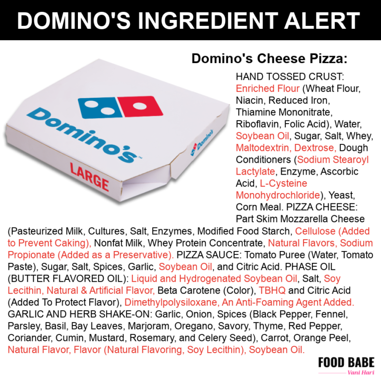 Why Dominos Pizza at Schools Have To Stop (The Shocking Ingredients)