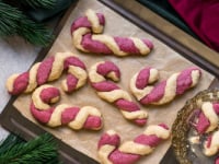 Candy Cane Cookies (Without Artificial Dyes!)