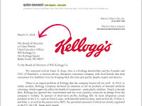 Legal demand to Kellogg’s: Drop the artificial dyes and BHT you don’t use in other countries!