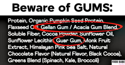 Is this ingredient giving you a BUBBLE GUT? Watch out for “Gums” added to these popular foods and drinks!