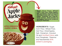 You won’t believe this ingredient label from 1960’s Kellogg’s Apple Jacks
